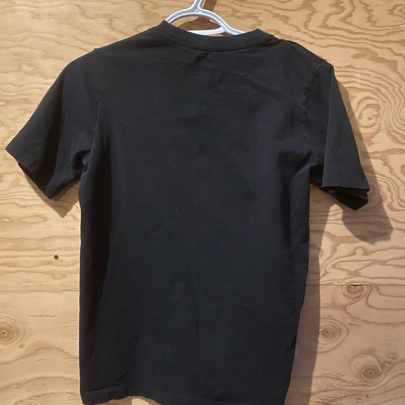 Nike Black Short Sleeve Tee Colorful Dripping Logo - Picture 3 of 3